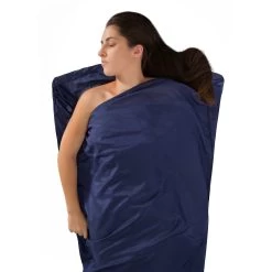 Sea To Summit Silk/Cotton Travel Liner Mummy Navy Blue