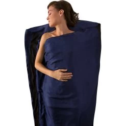 Sea To Summit Silk Stretch Liner - Mummy Navy Blue