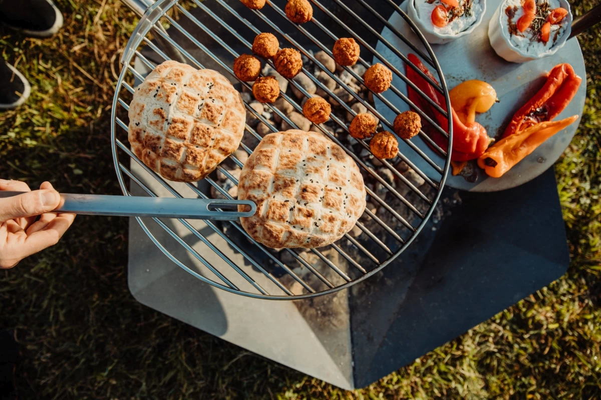 Höfats Grillrost TRIPLE Ø 45 (mit Stange 40) – Bild 5