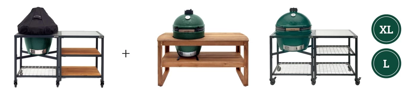Big Green Egg Abdeckhaube Large/XLarge Im Tisch – Bild 2