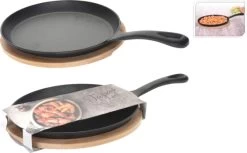 Grillcenter BBQ Tapaspfanne M. Unterteller 18x24cm