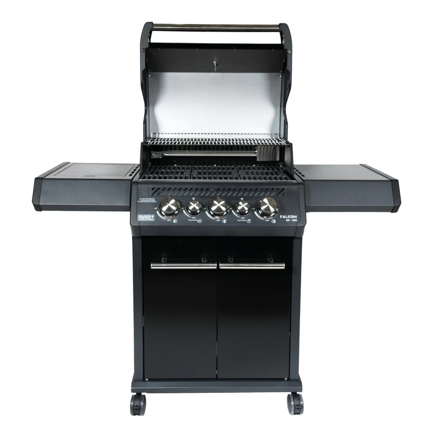 Falcon GE-355 Gasgrill All Black – Bild 2