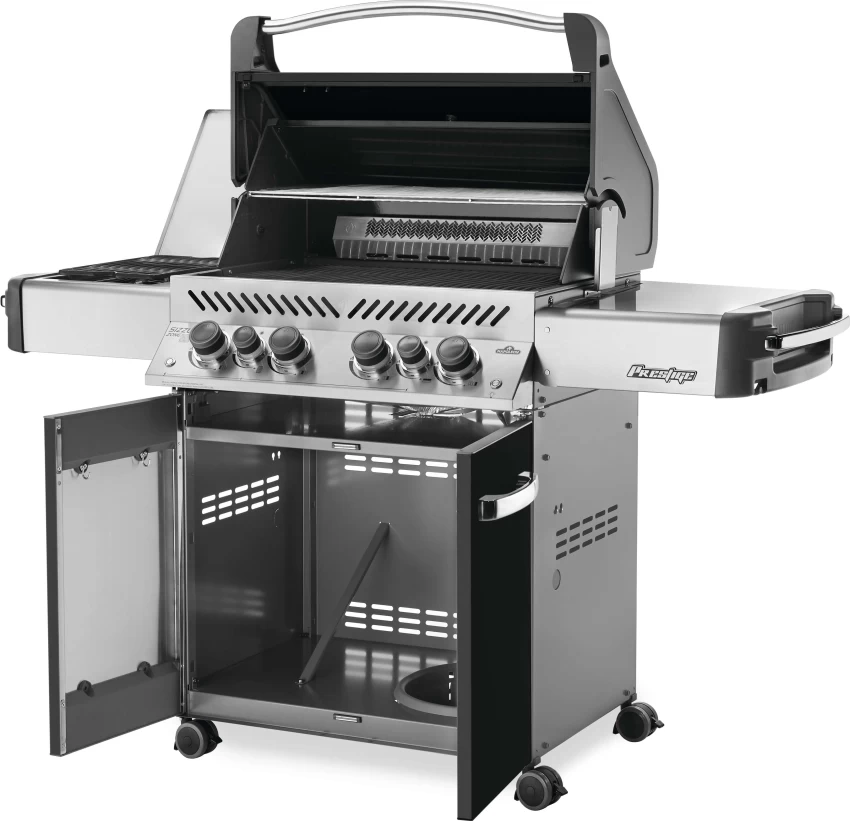 Napoleon Prestige 500 Gasgrill, Edelstahl – Bild 4