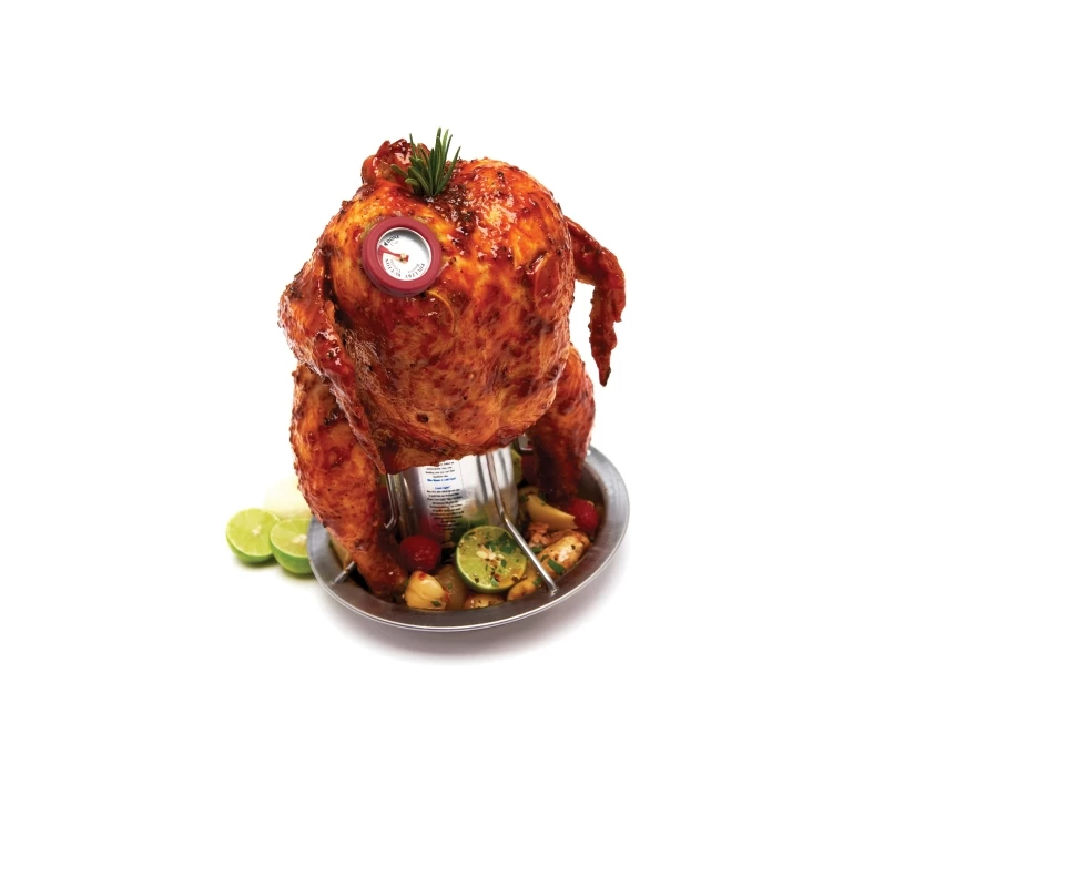 Broil King Poulet Gestell Mit Mini Thermometer – Bild 2