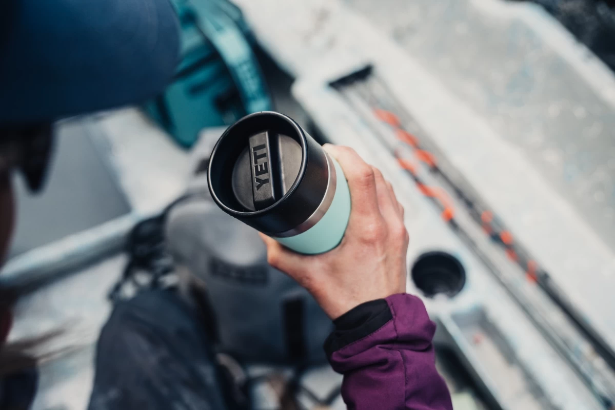 Yeti Rambler 12 Oz Flasche,HotShot-Deckel Seafoam – Bild 6