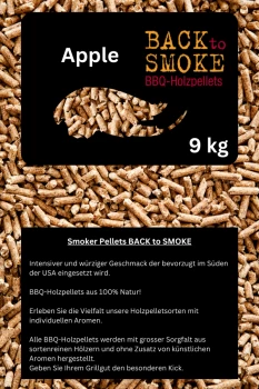 Back To Smoke Premium Pellet 9 Kg Apple