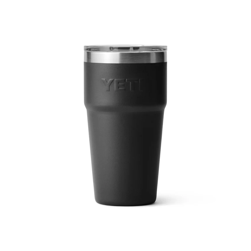 Yeti Rambler 16 Oz Black Stapelbar – Bild 2