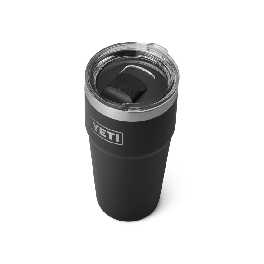 Yeti Rambler 16 Oz Black Stapelbar – Bild 3
