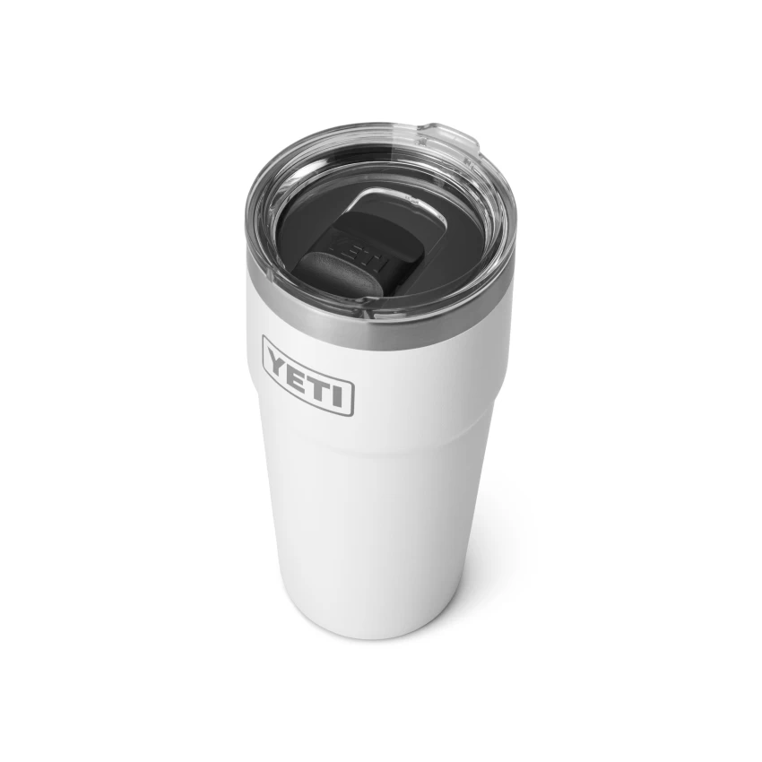 Yeti Rambler 16 Oz White Stapelbar – Bild 2