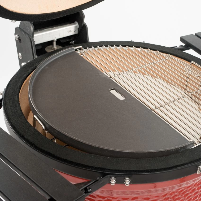 Kamado Joe Classic Halbmond Gusseisen-Wendeplatte – Bild 4