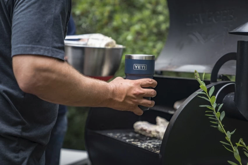 Yeti Rambler 16 Oz Seafoam Stapelbar – Bild 4