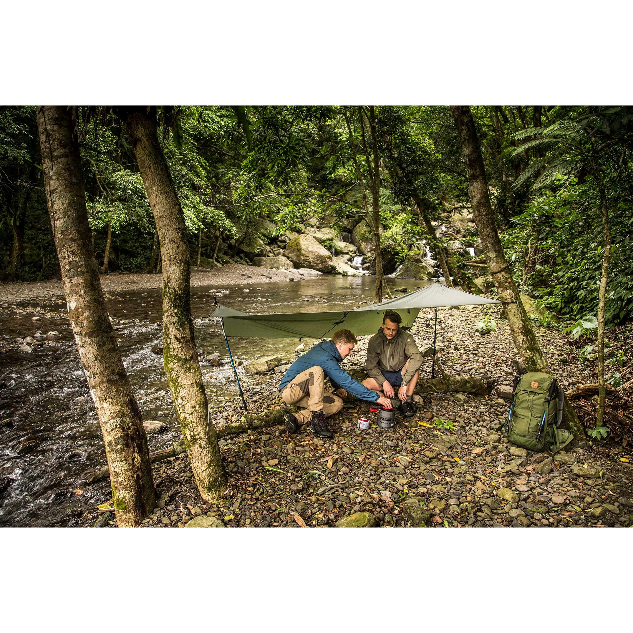 FJÄLLRÄVEN Fjällräven Abisko Tarp Large Pine Green – Bild 2