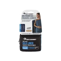 Sea To Summit Silk Stretch Liner Standaard Navy
