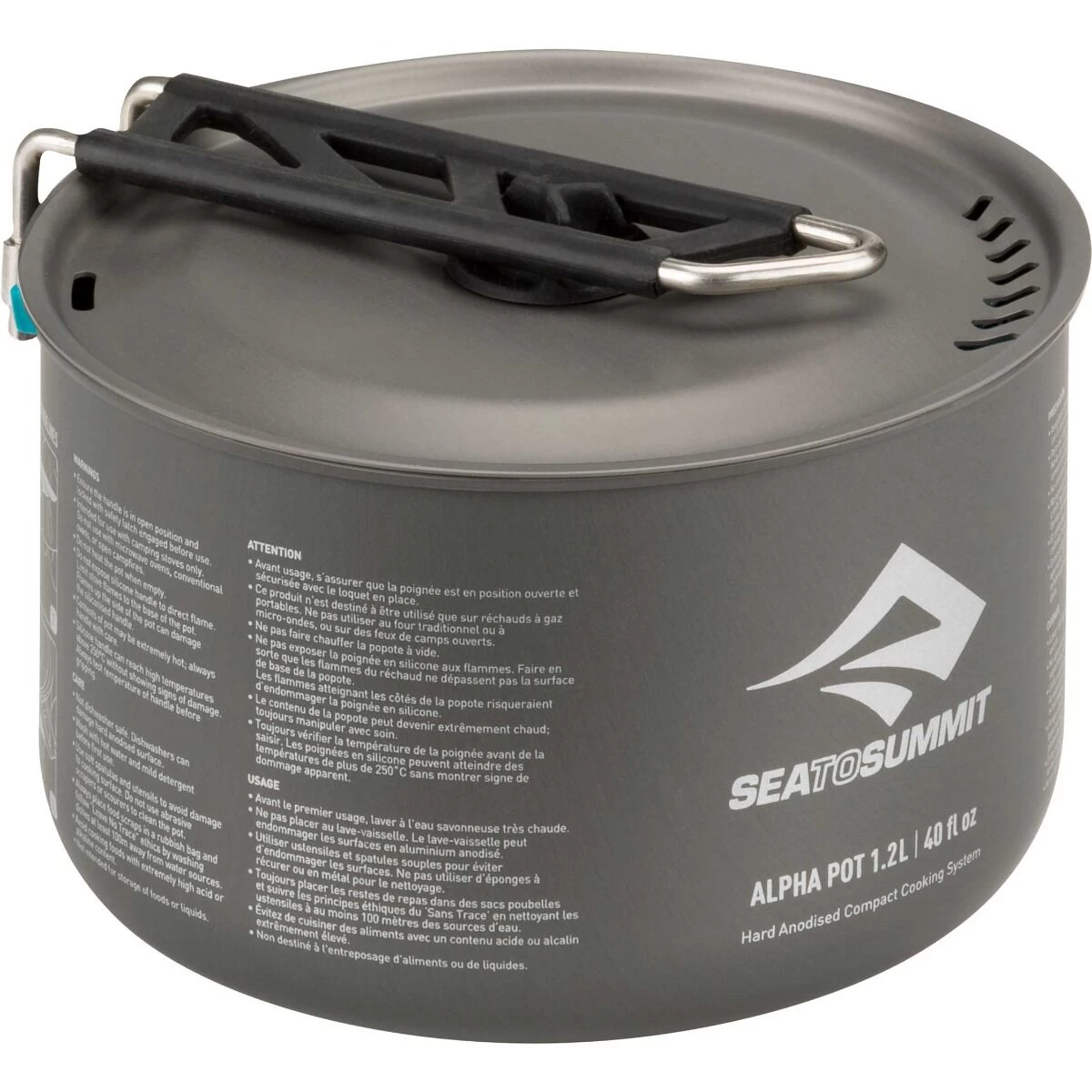 Sea To Summit Alpha Pot 1.2L Grey – Bild 2